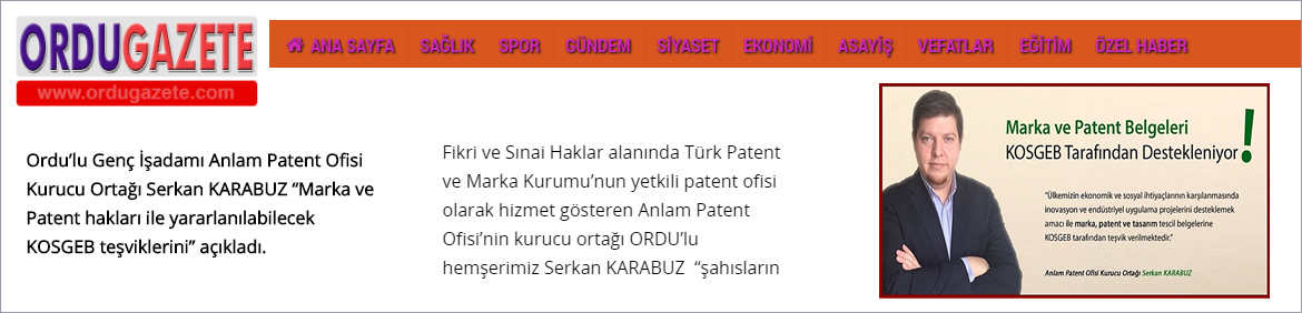 Ordu Patent - Marka Tescili